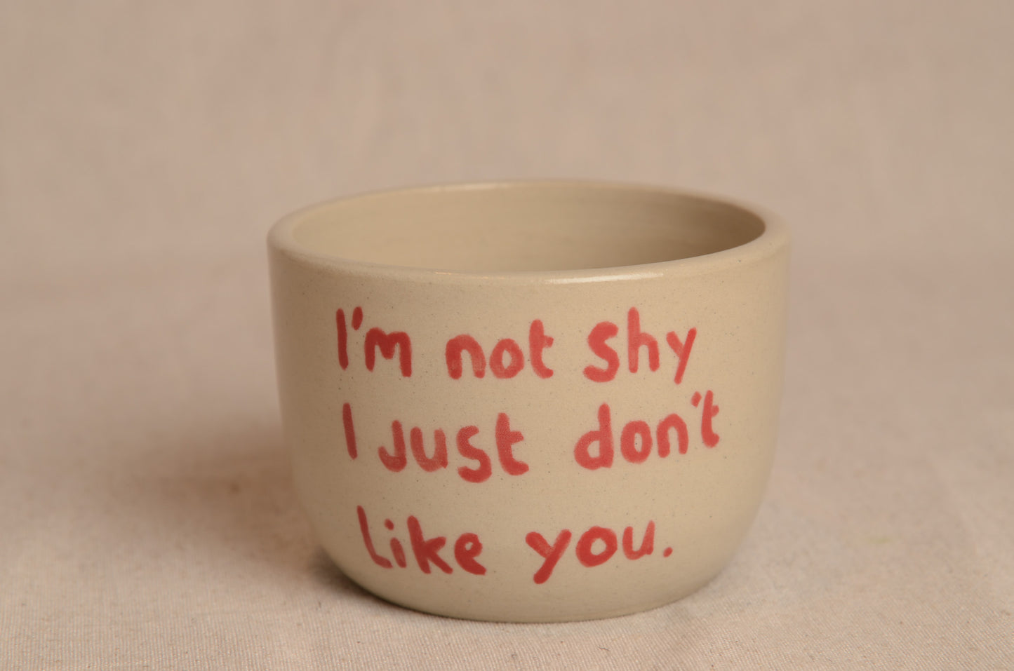 I don't like you