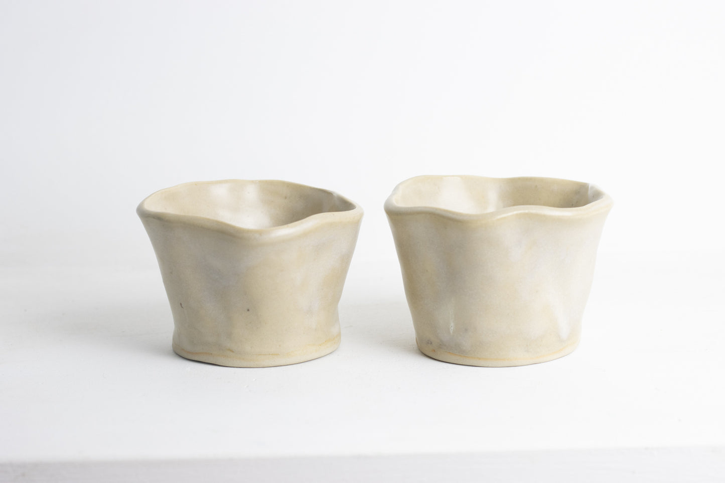 Wave cup beige M
