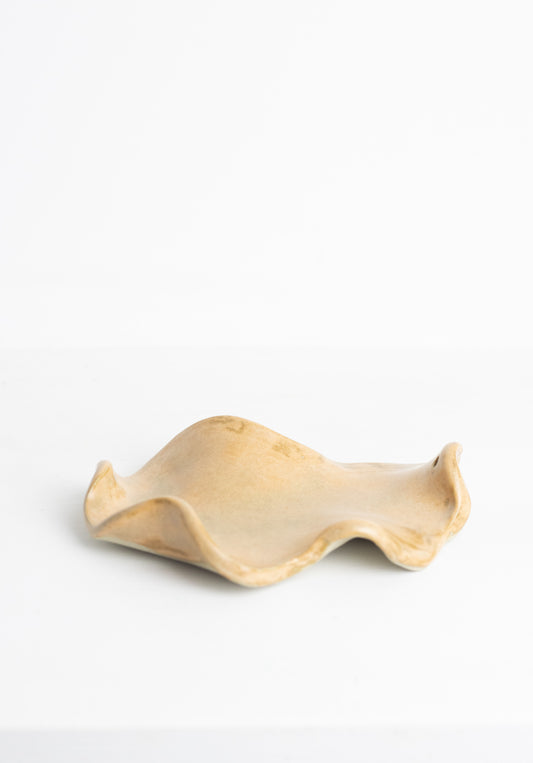 Incense holder wave honey