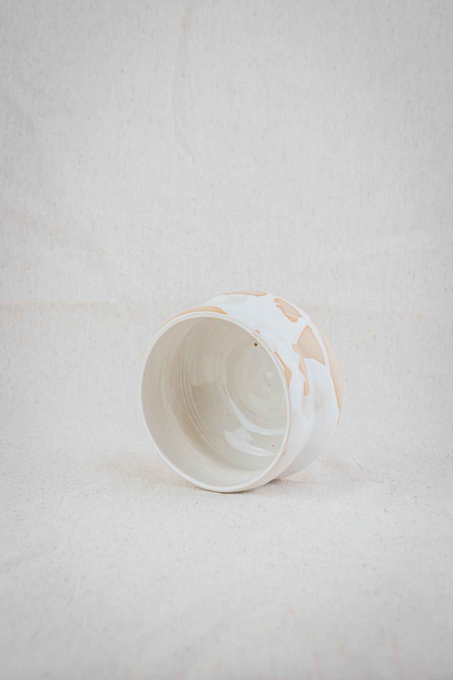 Ceramic bowl white ll