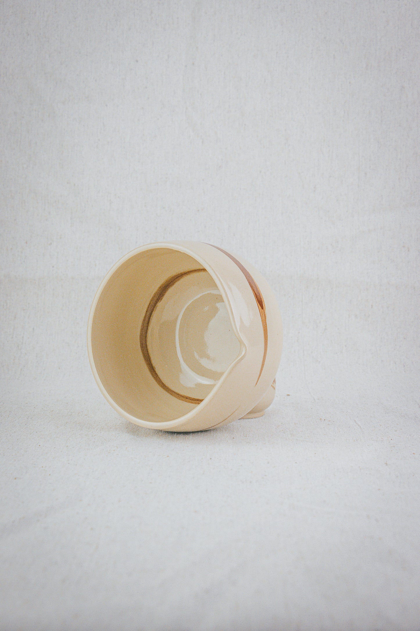 Matcha bowl brown detail ll