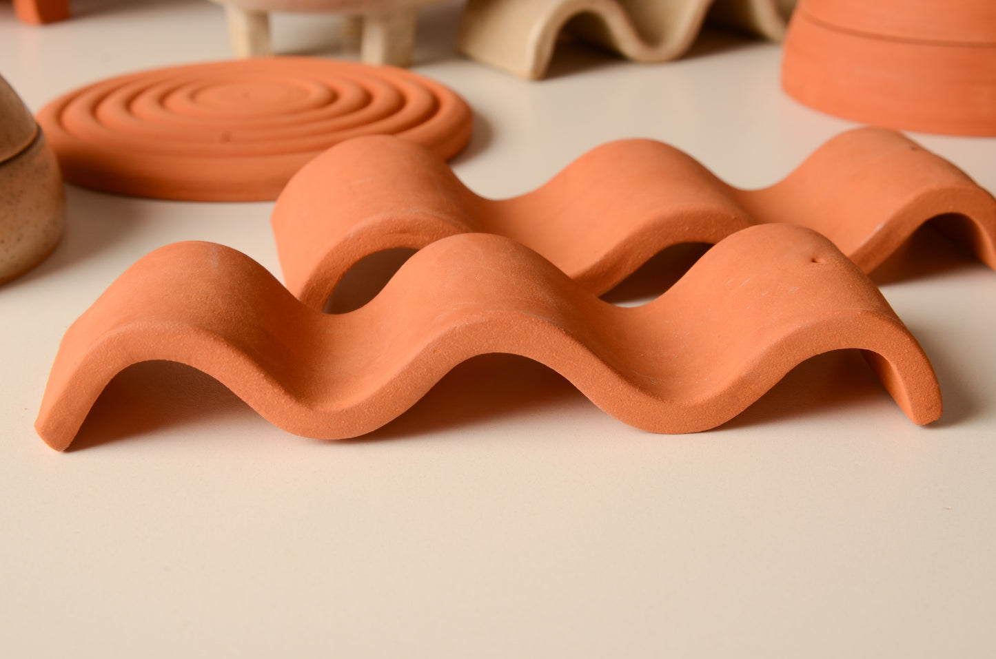 Terracotta | Wiggle incense holder