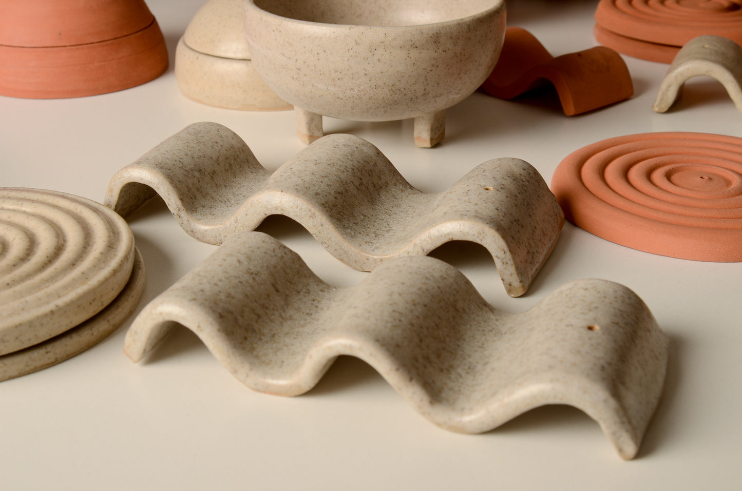 Speckled Beige | Wiggle Incense Holder