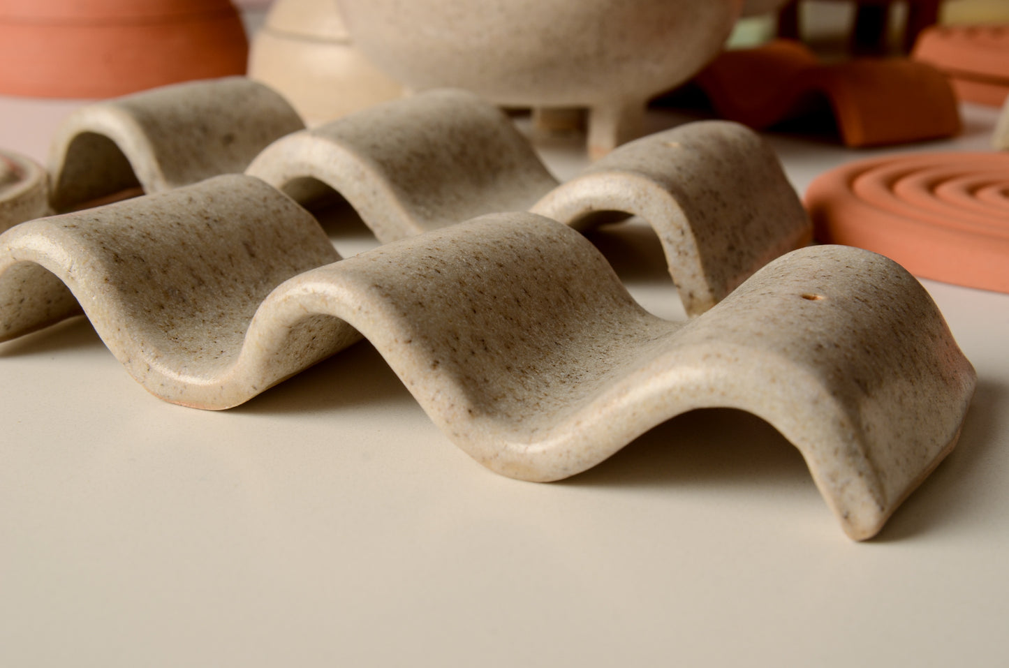 Speckled Beige | Wiggle Incense Holder