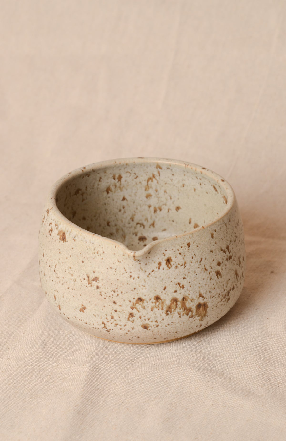 Matcha bowl spotted grey