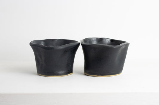 Wave cup black M