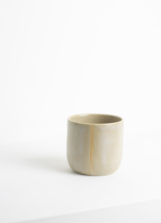 Stripe cup beige l