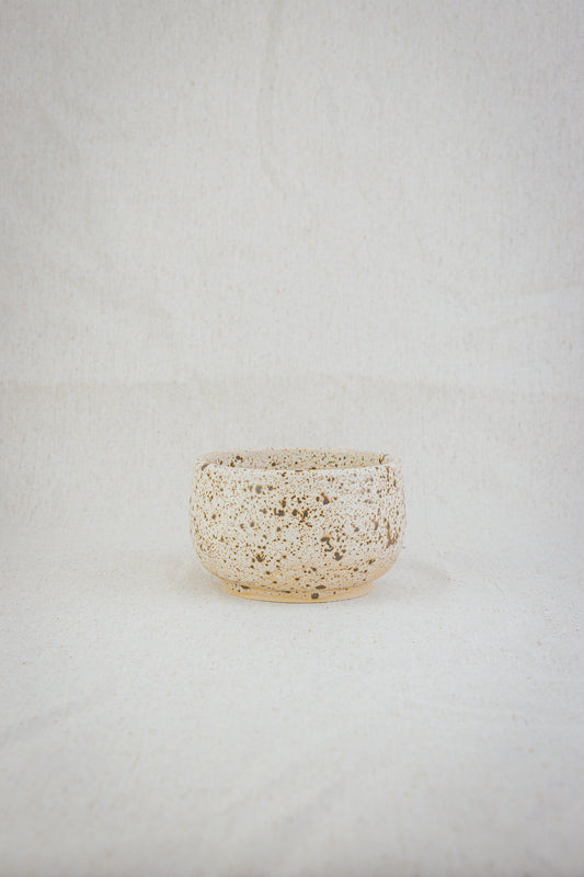 Ceramic bowl spotted